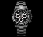 ROLEX Daytona 40*12.3MM 904L Steel 7750 Movement Black Bracelet Black with White Watch
